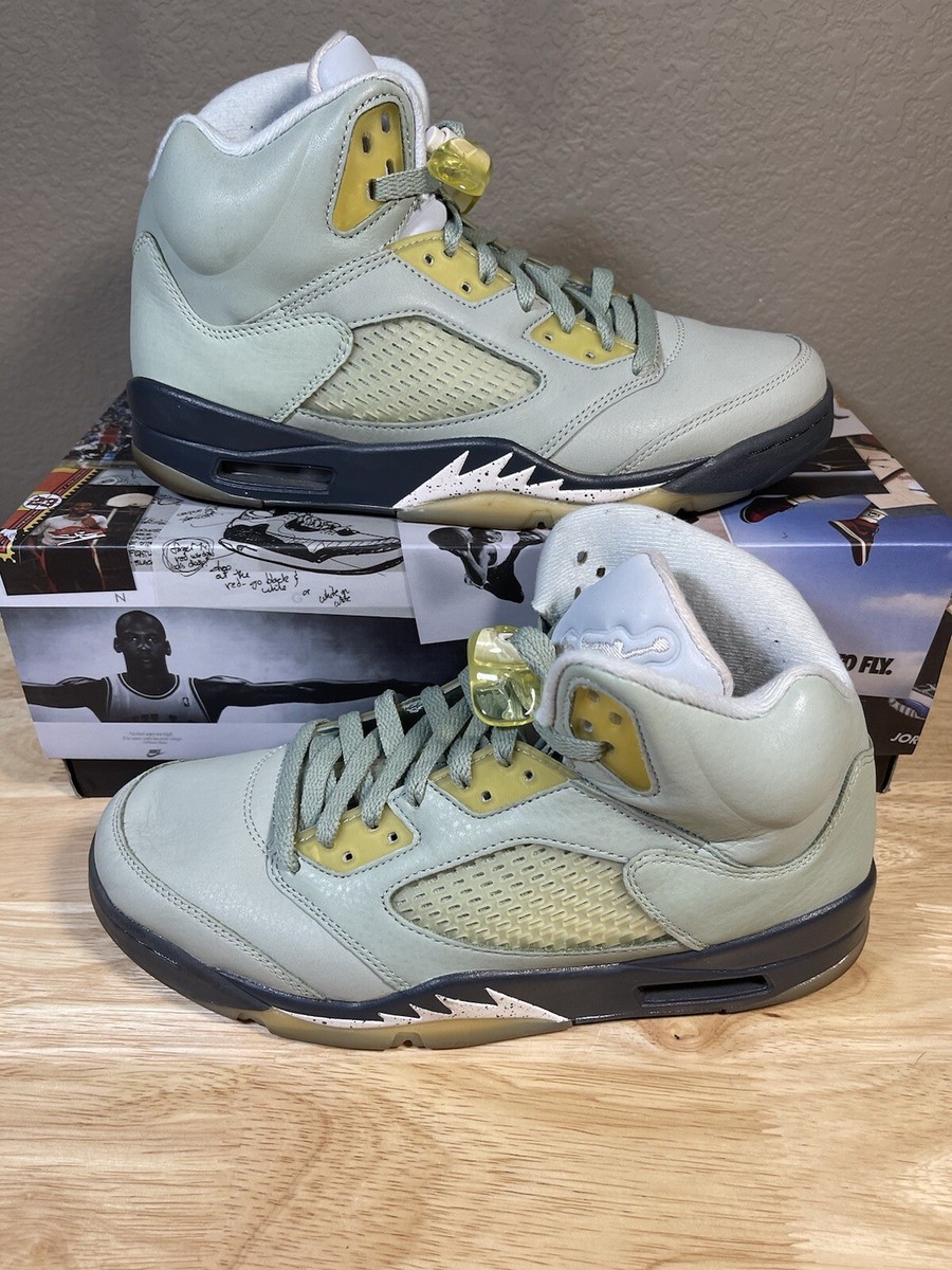 Nike Jordan 5 retro dc7501-300 preowned USED Nike Air Jordan 5 JADE HORIZON 2022 Size 11 DC7501-300  main image 3