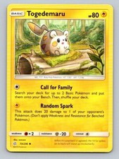 2019 Pokemon Card Cosmic Eclipse Togedemaru 73/236