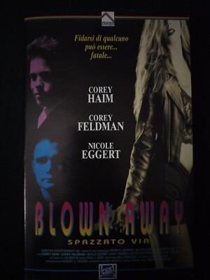 BLOWN AWAY SPAZZATO VIA VHS COREY HAIM COREY FELDMAN NICOLE EGGERT | eBay