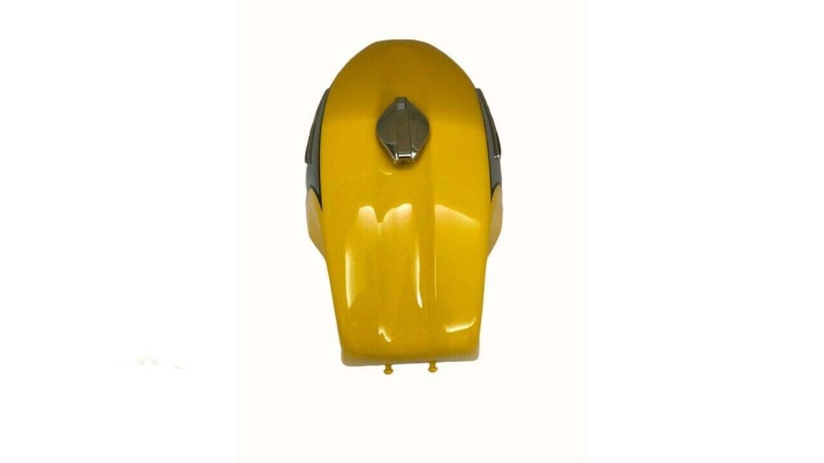 Fit For Ducati 750 Gt 1972 Yellow Steel Chrome Petrol Tank