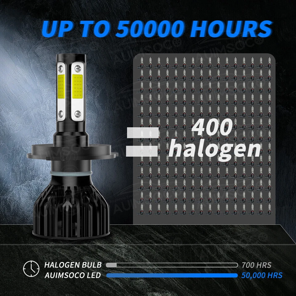 Par de bombillas LED para Hino 145 165 185 258 268 338 H4 9003 Foto 2 de 4