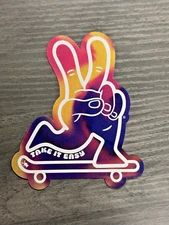 DUTCH BROS STICKER - March 2025 -  TAKE IT EASY - Skateboard Peace