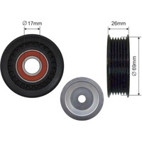 NTY Spannrolle Keilrippenriemen FüR Mazda 6 Station Wagon GY 1.8 2.0 GH GG