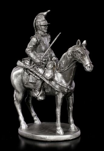Zinn Soldat Figur auf Pferd mit Schwert - Veronese Krieger Kämpfer Statue  - Bild 1 von 6