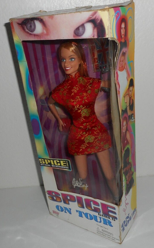 Spice Girls on Tour GINGER SPICE Geri Halliwell bambola Galoob 1998 - nuova firmata - Foto 7 di 10
