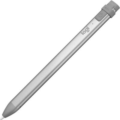 Logitech Crayon Digital Pencil for iPad Pro 12.9-Inch (5th, 6th Gen) - Gray