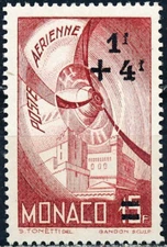 Monaco #YTPA9 MNH 1945 Swirling propeller [CB2]