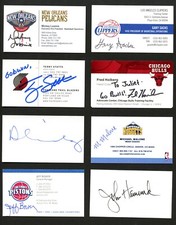 (8) NBA Basketball Business Cards w/ Michael Malone, Mickey Loomis, Terry Stotts