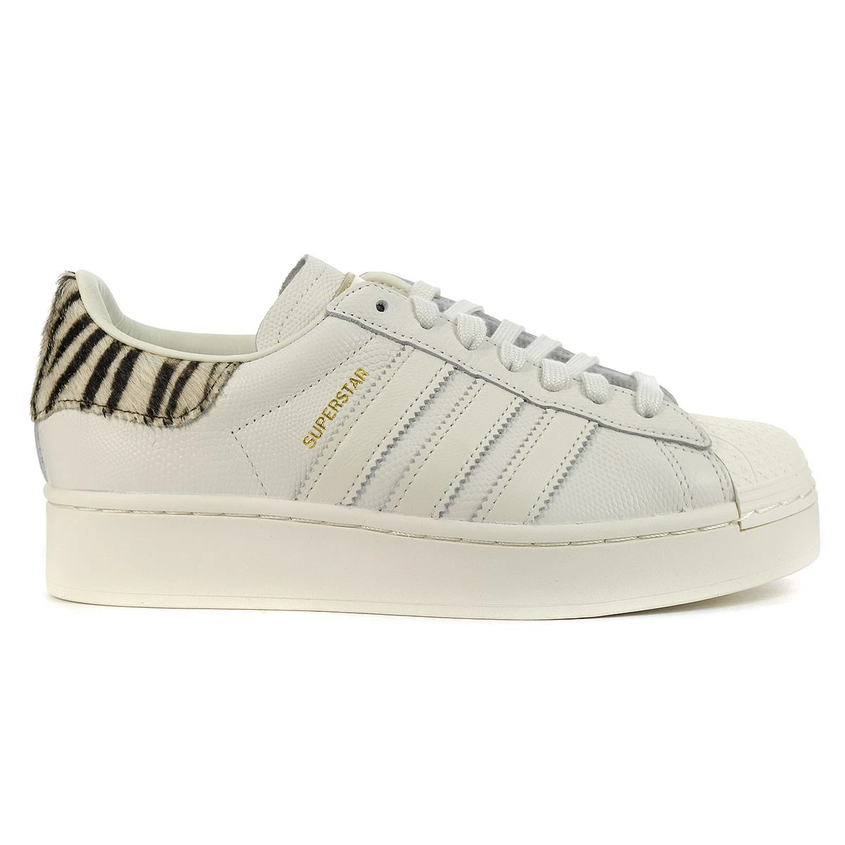Adidas Womenu0026#039;s Superstar Bold White Tint/Off White/Core Black Sneakers  FV3458 | eBay