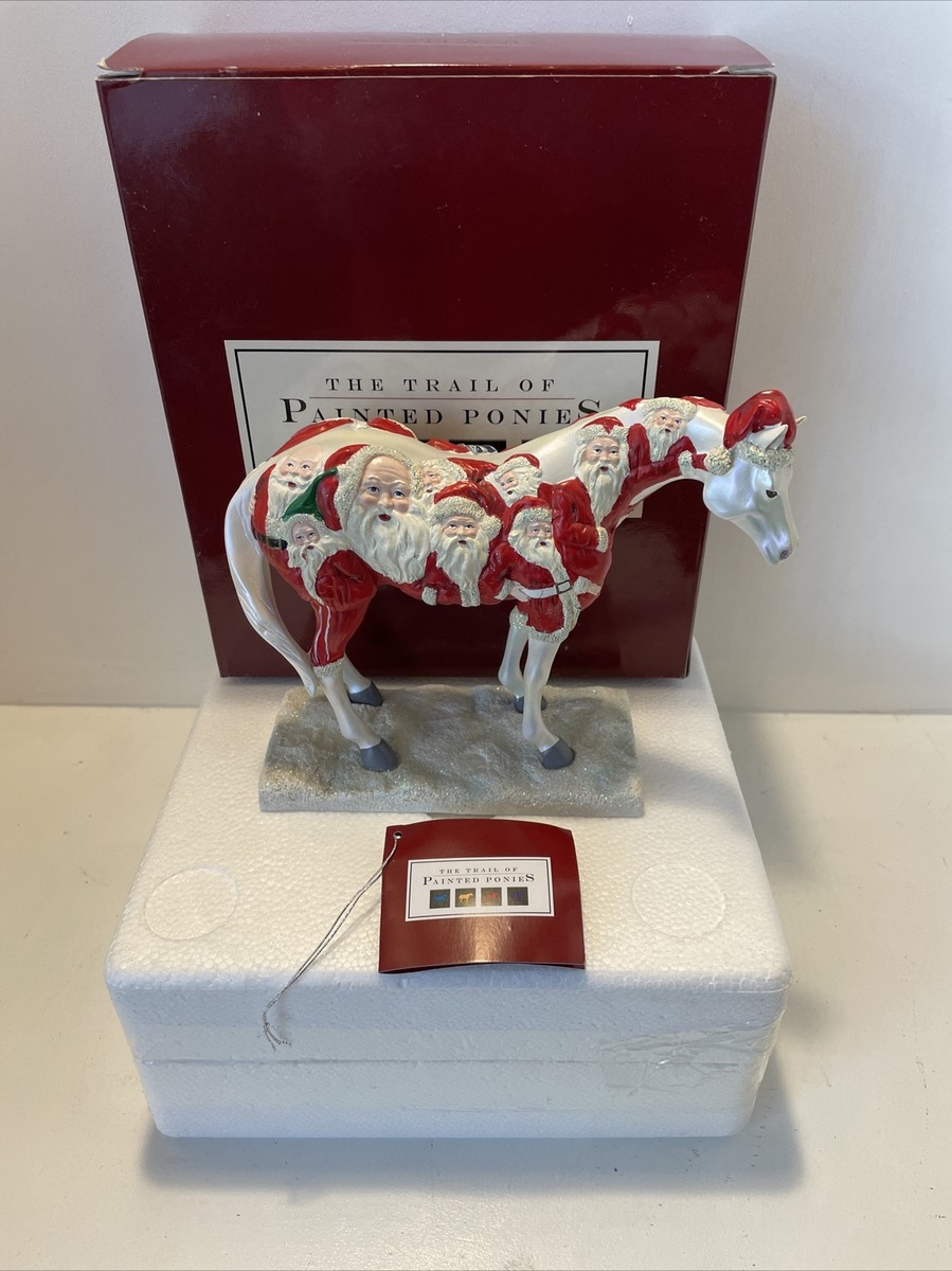 The Trail Of Painted Ponies Santa Christmas Figurine, Numbered