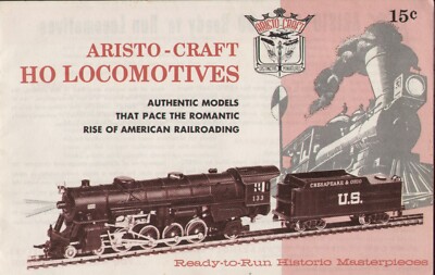 Catalog ARISTO-CRAFT HO LOCOMOTIVES 1962 (+ Rivarossi Eheim) E aa