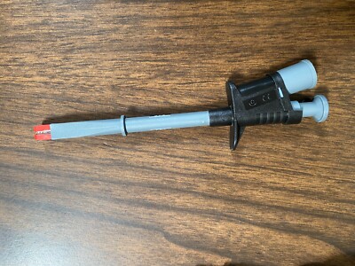 Test Clips Flex Alligator Clip, 6009-PROB-BLACK,  Banana plug connector