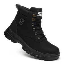 Mens Waterproof Work Boots Steel Toe Safety Shoes Indestructible Non Slip Boots