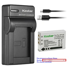 Kastar Battery Slim Charger for Fujifilm NP-95 BC-65N & Fuji FinePix X100 Camera