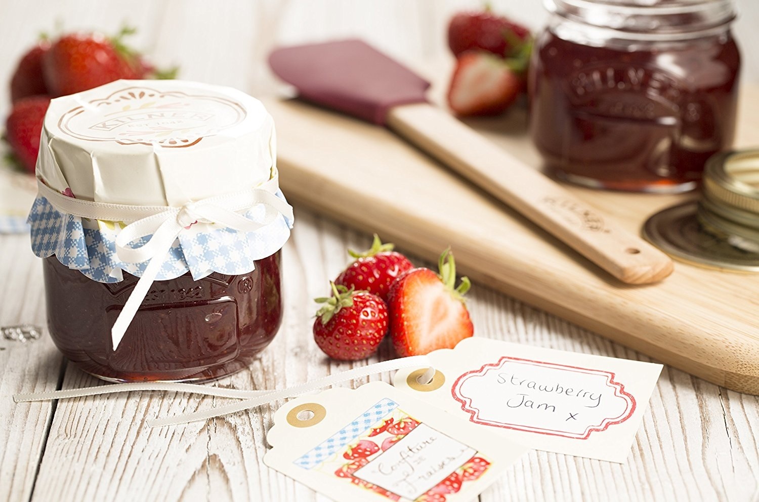 Kilner 16 Pièce Jam Pots Préserver Pots Jam Boîtes Cadeau Set