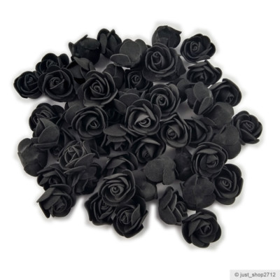 Schaumrosen Rosenköpfe 3cm Rosen Hochzeit Taufe | Rot Blau Flieder Lila Weiß