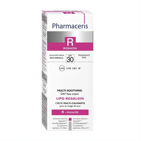 Pharmaceris R LIPO-ROSALGIN Soothing Acne Rosacea Anti-Redness Cream SPF30 30ml
Opens in a new windo