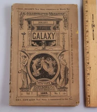 HTF Antique Galaxy Magazine January 1869 Literary Publication