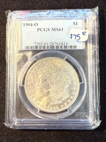 1904 O MORGAN DOLLAR PCGS MS61