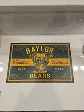Baylor Bears Sign Distressed Established Sign NEW 17x11