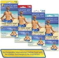 $50 Prepaid Phone Long Distance Calling Card No Expiration, No Hidden Surcharges