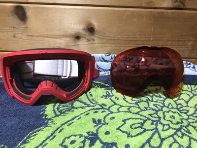 Oakley Flight Path Goggles Large Red With Prizm Torch Lense