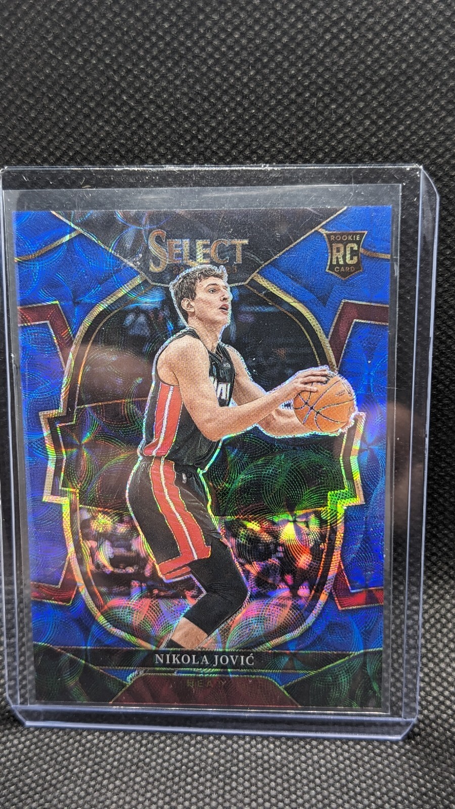 2022-23 Panini Select NBA Nikola Jovic RC #91 BLUE Scope PRIZM SP /249 Miami