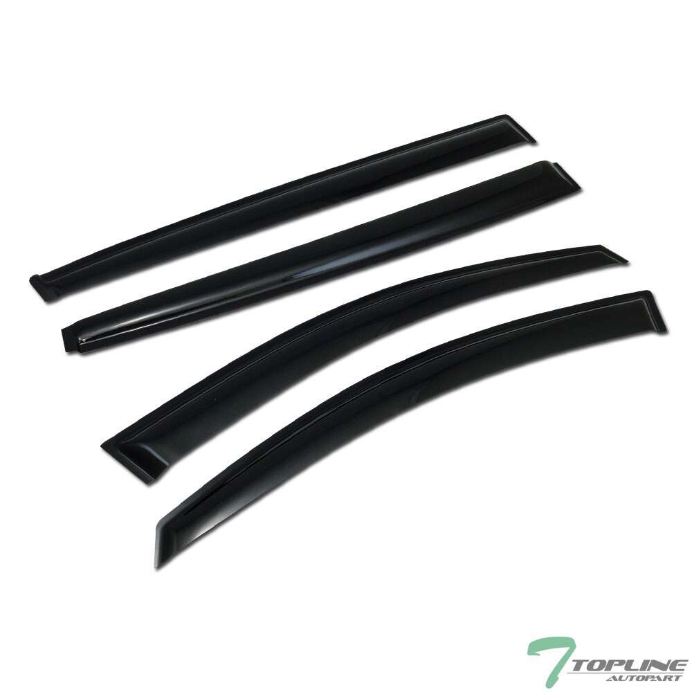 Topline For 2011-2016 Kia Sportage Sun Rain Guard Vent Shade Window Visors 4pcs