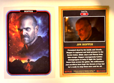 2022 ZEROCOOL STRANGER THINGS CHARACTER CARD 15 JIM HOPPER