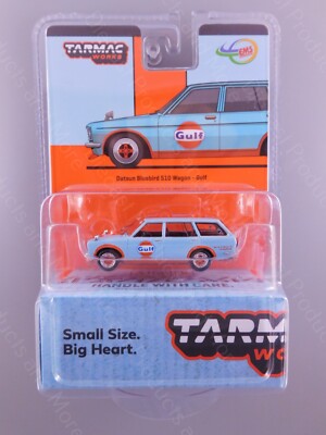 Tarmac Works Datsun Bluebird 510 Wagon Gulf - Indonesia EMS Exclusive 1:64 Scale