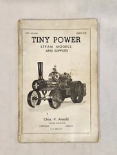 TINY POWER STEAM MODELS AND SUPPLIES Catalog 1957 Chas Arnold Corvallis Oregon