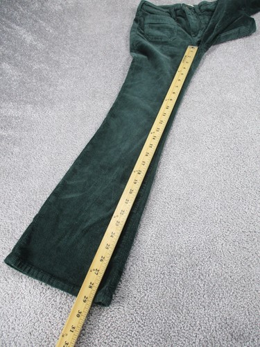 Pilcro By Anthropologie Pants Womens 24 Petite Green Corduroy Flare * - 第 4/12 張圖片
