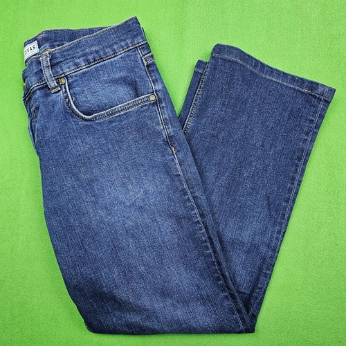 Tecovas Jeans Herren 33x26 (Etikett 33x30) Slim "Dunkelblau" Denim Cowboy Western