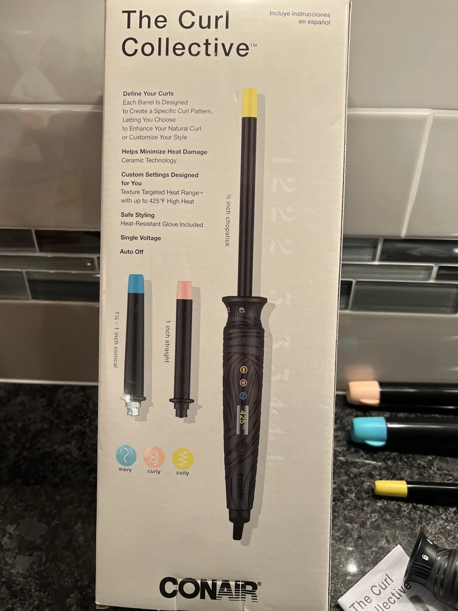 Conair The Curl Collective 3 in 1 Ceramic Curling Wand 1 2