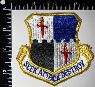 USAF US Air Force 52nd Fighter Wing Seek Attack Destroy Patch