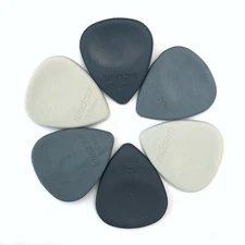 Wedgie Rubber Guitar Pick Sampler Pack | Soft, Medium, and Hard | 6 pcs
