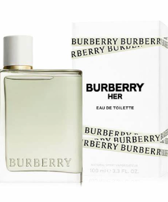 Burberry Her Eau de Toilette for Women 3.3 oz 100ml Fresh Floral Spray-image