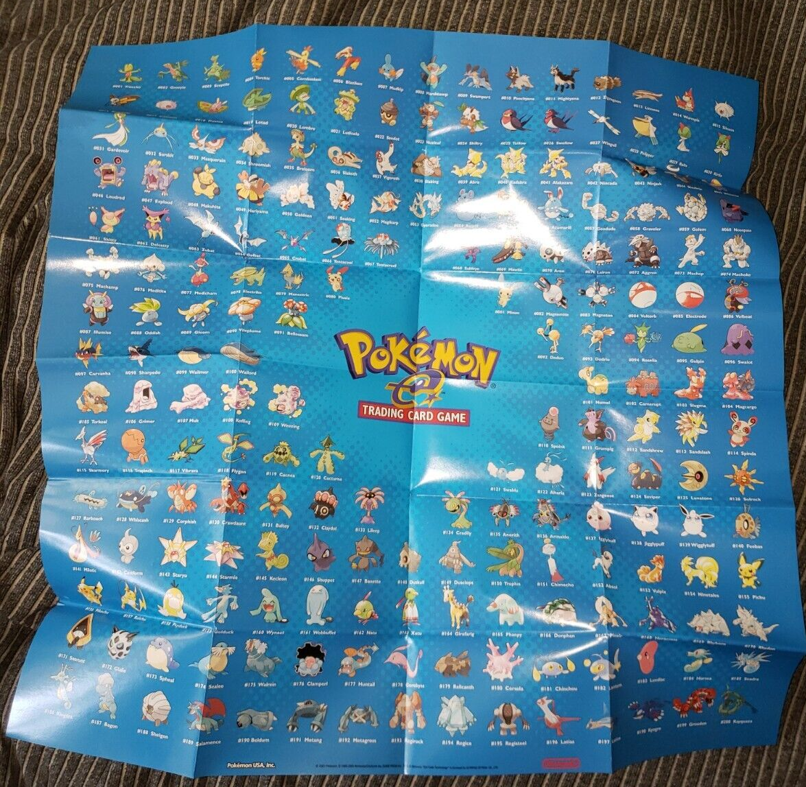 Pokemon TCG EX Vintage Ruby And Sapphire Poster | eBay
