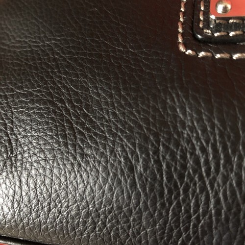 Tignanello Black Leather Shoulder Bag Pebbled Leather Never Used Ideal Gift - Picture 19 of 19