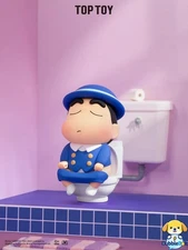 TOPTOY Crayon Shin-chan The Retro New Daily Series Confirmed Figure Art Toy Gift