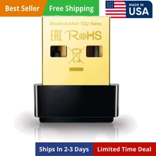 Nano AC600 USB WiFi Adapter- 2.4G/5G Dual Band Wireless Network Transceiver f...