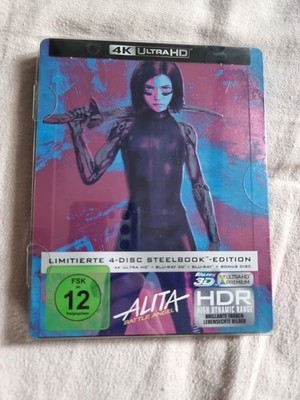 Alita: Battle Angel (4K Ultra HD, 2019, Steelbook) neu+ovp