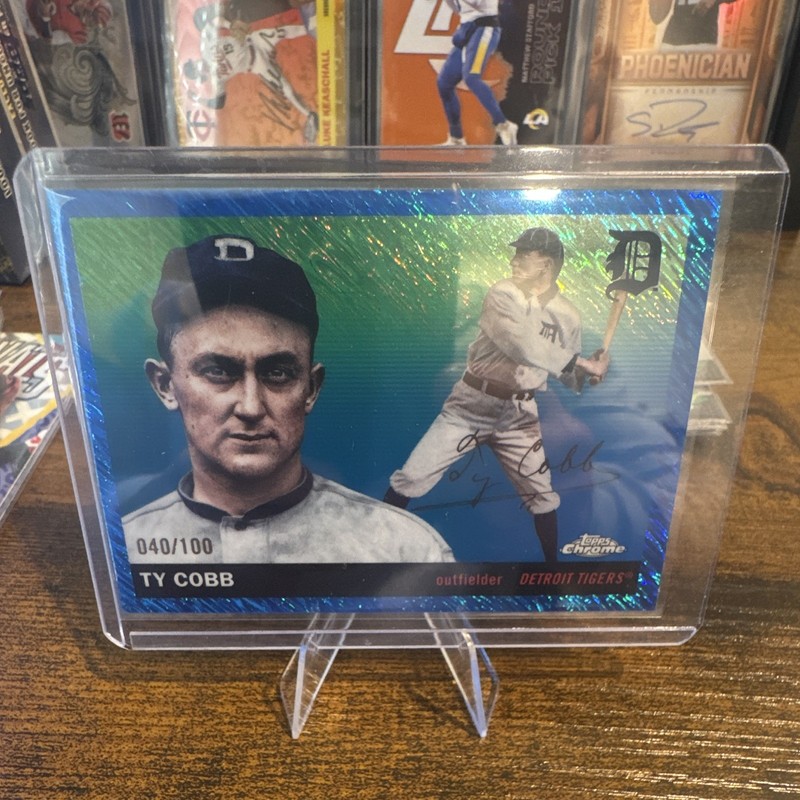 2026 Topps Chrome Platinum Ty Cobb #40/100