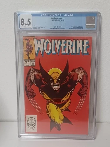 WOLVERINE #17 (Marvel Comics, 1989) CGC Graded 8.5 ~ John Byrne