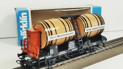 MÄRKLIN 4432 HO Wagon Vin Bi Foudres 1:87 1/87 - Photo 1/4