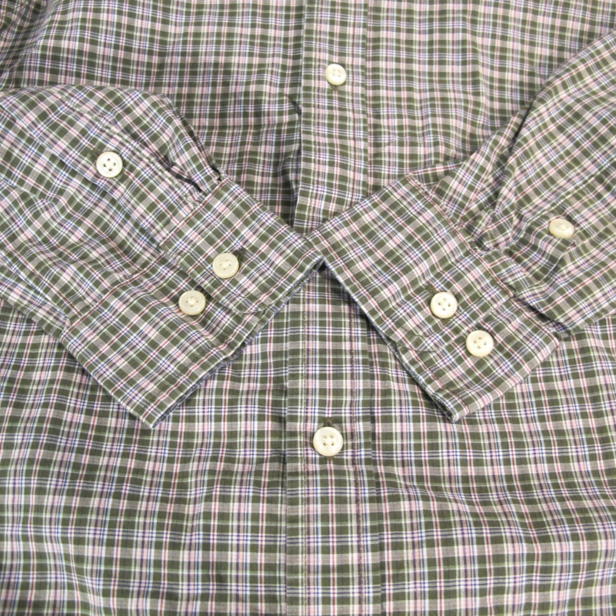 Ralph Lauren Custom Fit Long Sleeve Button Down Shirt Women's Size 20 Plaid thumbnail 7