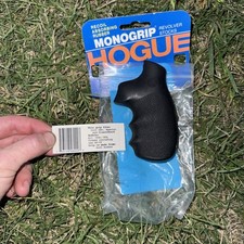 Hogue Colt Detective Specialdiamondback Overmolded Rubber Monogrip - Black