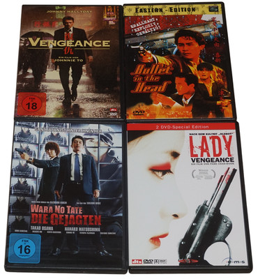 Vengeance+Bullet in the Head+Lady Vengeance+Die Gejagten (4 DVDs)(18)ASIA Action