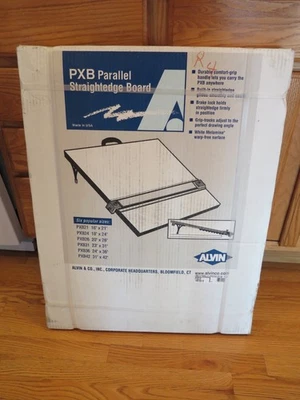 Tablero de dibujo ALVIN con borde recto paralelo PXB26 20" X 26" CAJA SIN ABRIR ~ EE. UU. - Imagen 1 de 4