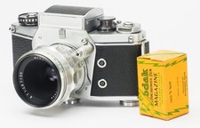 EXC  EXAKTA VAREX VX1000 35mm FILM CAMERA  TESSAR 50mm f/2.8 LENS CLA'd